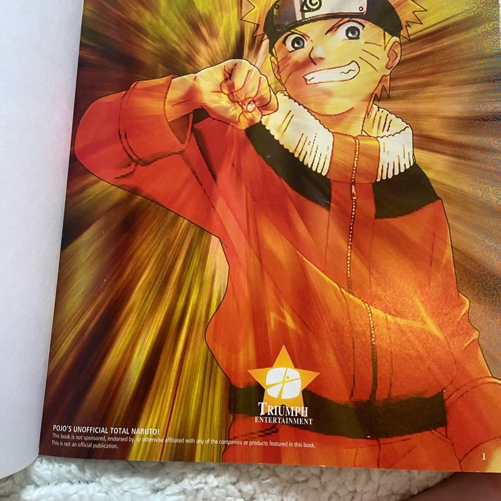 Red and Yellow Gaming Guide for Naruto Video Game